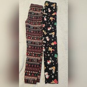 Girls Holiday Leggings Set